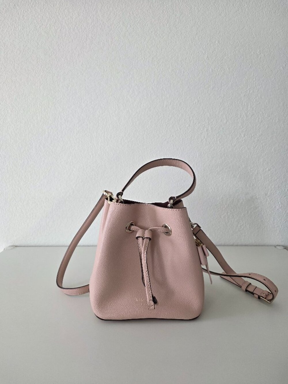 Kate Spade Mini Bucket Bag in Blush Pink